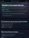 SafeShare homepage with the current branding and link hygiene positioning.