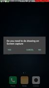 It allow you to do drawing directly on screen before screen capture