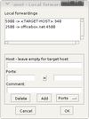 Editing of forwardings