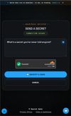 Anonymous messaging interface featuring client-side encryption and bot protection.