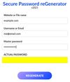 Secure Password reGenerator screenshot 1