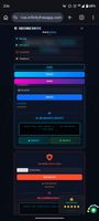 Home page with menu 
