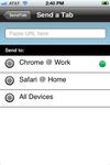SendTab screenshot 2