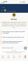 Maggie, the AI specialist for adult children navigating a parent's senior transition. Knows the 5 exit strategies, wholesaler tactics, Medicare gaps, and the conversations families dread. Premium+ tier.