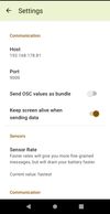 Sensors2OSC screenshot 3