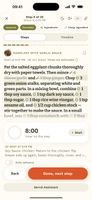 Cook Mode walks you through each step with timers