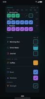 Home screen widgets put the current week one glance away.