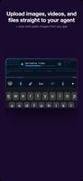 Attach files, photos, or videos from the toolbar