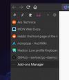 Sidebery screenshot 1