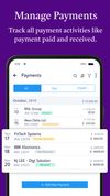 Record and track payment paid and received.