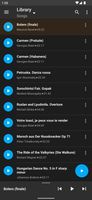 song view, dark mode