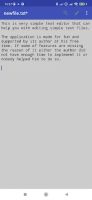 Simple Text Editor for Android screenshot 1
