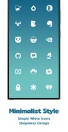 Simply Minimal White Icon Pack screenshot 3