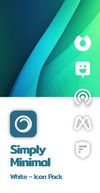 Simply Minimal White Icon Pack screenshot 1