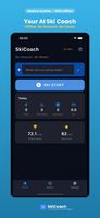 Home dashboard showing your ski stats, personal records, and one-tap start. 100% offline, made in Austria.