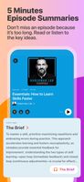 Skimr - AI Podcast Player screenshot 2
