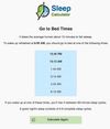 Sleep Calculator