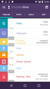 The app's timeline.