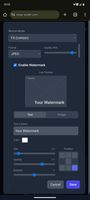 Exemple of watermark functions 