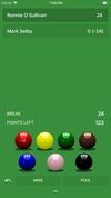Snooker: Scoreboard screenshot 1
