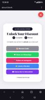 Unlock coupon options