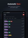 Edit a song on your iPad and it's already on your phone. You'll never have to press a sync button again.