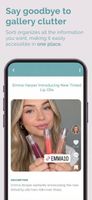 Say goodbye to gallery clutter. Sorti organizes all the content you save from Instagram, TikTok and more — making it easily accessible in one place, exactly when you need it.
