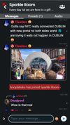 Group chat with reply to certain conversation feature