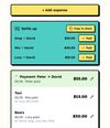 See an overview of who owes who