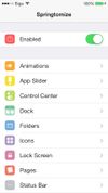 Springtomize screenshot 2