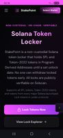 Token Locker Page