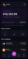 Track your virtual portfolio balance and quick-trade top cryptocurrencies
