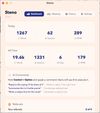 Dashboard showing today's stats (1,400 words, 79 sessions, 264 WPM) and all-time usage. AI Commands let you speak instructions like "Reply to this saying I'll be there at 5" and Steno writes the response