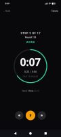 Timer page - during workout