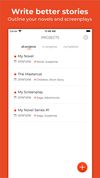 Story Planner for Writers screenshot 1