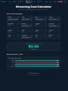 Streaming Cost Calculator — see exactly what you're spending across all your subscriptions