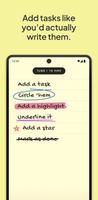 Decorate tasks like you would with a paper to-do list.