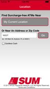 SUM ATM locator screenshot 1