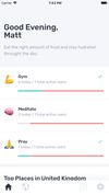 View your habits and how many other people have completed them