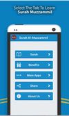 Surah Muzammil screenshot 2
