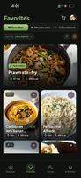 Favorites = steps + ingredients + instructions