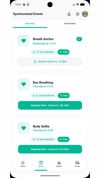 The Sits: breath at 07:30, meditation at 19:30, everyone at the same minute