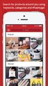 Search for products around you using keywords, categories and #hashtags!