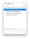 Search: filter history as you type