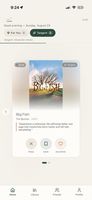 A user's daily digest. Three quick buttons to dismiss, save to library, or indicate already enjoyed.