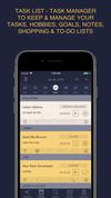 TASK LIST - TASK MANAGER
TO KEEP & MANAGE YOUR TASKS, HOBBIES, GOALS, NOTES, SHOPPING & TO-DO LISTS