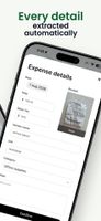 AI extracts vendor, date, total, and tax. You confirm before it saves.