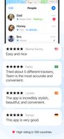 Teem Family locator is a high rated app in 100 countries. 