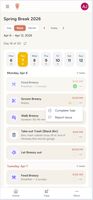 Sitter's TendBoard. Where they check and complete all tasks, make any comments, or report any issues to the owner.