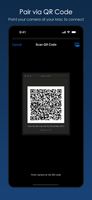 Pair with your Mac by scanning a QR code. No SSH keys, no port forwarding, no firewall configuration needed.